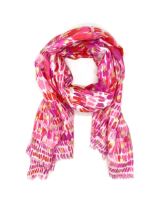 Textured Scarf - Pink